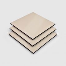 Cream Dibond Aluminium Composite Panel - 3.0 mm - Cream - Cut to Size - Cut Plastic Sheeting