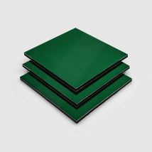 Green Dibond Aluminium Composite Panel - 3.0 mm - Cut to Size - Green - Dibond