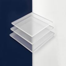 Clear Frosted Acrylic Discs - 5.0 mm - Clear - Cut to Size - Perspex - Cut Plastic Sheeting