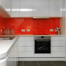 Red Acrylic Splashback (Gloss Finish) - 3.0 mm - Red - Cut to Size Perspex