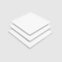 White Standard Foamex PVC Foam Board (Matte Finish) - 6.0 mm - White - Cut To Size Cut Plastic Sheeting