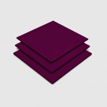 Plum Purple PVC Sheet - 2.5mm - Cut to Size - Purple - Gloss - Cut Plastic Sheeting