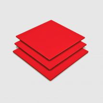 Red PVC Sheet - 2.5mm - Cut to Size - Red - Gloss Finish - Cut Plastic Sheeting
