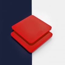 Red Cast Acrylic Discs (Gloss Finish) - 3.0 mm - Red - Cut to Size Perspex