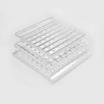 Clear Reeded Acrylic Sheet - 5.0 mm - Clear - Cut to Size Perspex