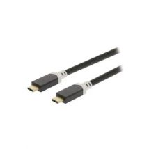 König Câble USB-C 3.1 mâle/mâle - 1m - Anthracite#