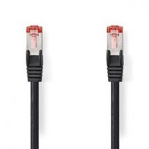 Nedis Cable RJ45 male/male - CAT6 S/FTP - Noir - 3m