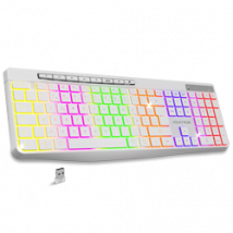 Advance R TYPE Blanc Sans fil/RGB/Batterie/IPX4/Win et Mac