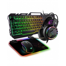 Spirit Of Gamer 4 en 1 Ultimate 300 - Clavier/Souris/Tapis/Casque