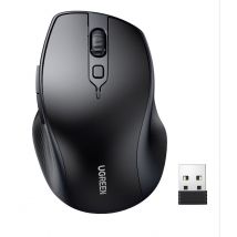 UGREEN MU101 Ergonomic - Ss fil/Bluetooth/USB/2.4GHz/Noir