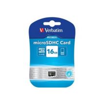 Verbatim Carte mémoire flash - 16Go - Class 10 - Micro SDHC