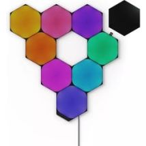 Nanoleaf Shapes Black Hexagons Starter Kit - 9 pièces#
