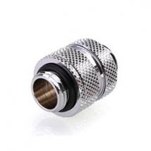 CONSTRUCTEUR Fitting Femelle/Femelle télescopique droit argent