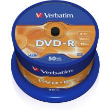 Verbatim Spindle de 50x DVD-R 4,7 Go