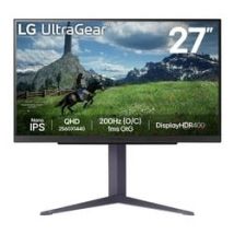 LG UltraGear 27" QHD/200Hz/Nano-IPS/1ms/Pivot/G-Sync