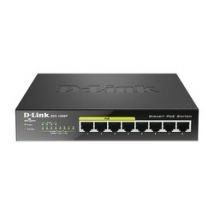 D-Link 8 Ports 10/100/1000Mbps DGS-1008P (4 POE)