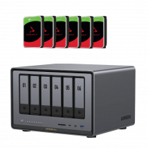 UGREEN DXP6800 Pro - 6 Baies avec 6 disques 4To Ironwolf #