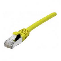 Dexlan Cable Cat.6A S/FTP LS0H jaune Snagless - 0.5m