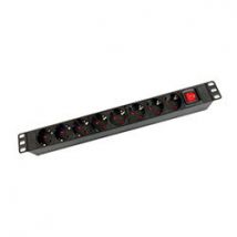 Kimex International Bandeau 8 prises électriques rack/baie 19" - 1U