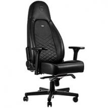 NobleChairs ICON - Noir/Simili Cuir/4D