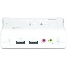 TrendNet TK-209K - KVM Commut. 2 ports USB + Audio (+cable)