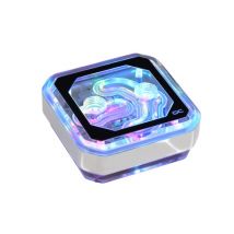 Alphacool Eisblock XPX Aurora CPU - Acryl Chrome/Blanc RGB