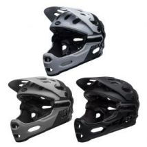 Bell Super 3r Mips Full Face Mtb Helmet Small 52-56cm - White/ Black