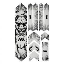 All Mountain Style Honeycomb Frame Guard Extra Frame Protection Kit Bull Bull Black