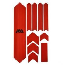 All Mountain Style Honeycomb Frame Guard Extra Frame Protection Kit Red Red