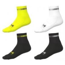 Ale Logo Q-skin 12cm Socks Large 44- 47 - Black/ White