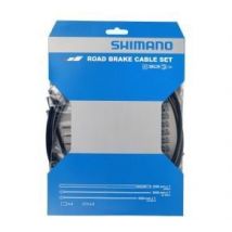 Shimano Road Brake Cable Set With Stainless Steel Inner Wire Black