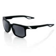 100% Centric Sunglasses Soft Tact Black/grey Peakpolar Lens