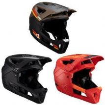 Leatt Enduro 4.0 Full Face Helmet W/ Removeable Chin Bar  2025 Medium - Red
