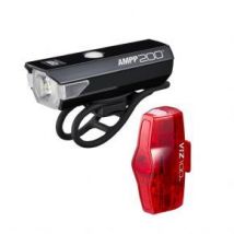 Cateye Ampp 200/viz 100 USB-C Light Set