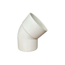 Curva 45° in pvc : Colore - Avorio, Diametro - 315