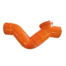 Sifone firenze orizzontale in pvc (1 Tappo) : Diametro - 200