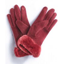 Damart Faux-fur Trim Gloves