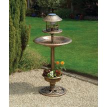 Damart Solar Bird Bath and Planter