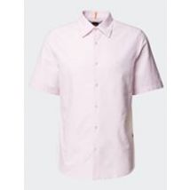 BOSS Men's Rash_2 Regular-Fit Short-Sleeved Shirt in Light / Pastel Pink