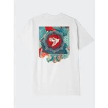 Obey Men's Peace Dove Blue Classic T-Shirt in White