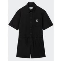 Carhartt WIP Women's Craft Short Coverall in Black (Rinsed)