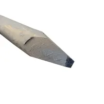 UK 1.65m x 80mm Creosoted Machined Round Post Pointed