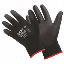 Handmax Atlanta Black PU Gloves (Large)