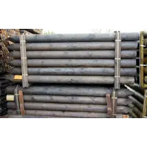 UK 2.4m x 150mm Creosoted Machined Round Strainer Post Pointed