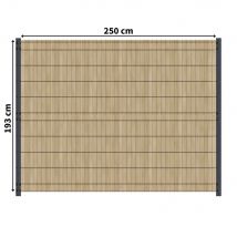 Kit occultation épicéa autoclave - KAPLO L-2,5m H1,93m