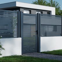 Kit portillon aluminium - OLINDA 45mm + 15mm H-183cm - Aluminium