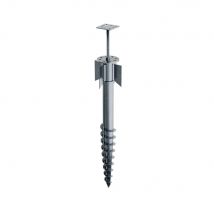 Vis de fondation P-800 support plat - COBRA SPIRAL 60x800mm