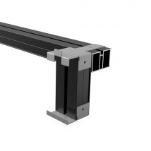 2x4 crochets haut/bas - STRUCTURAL CERAME - Aluminium