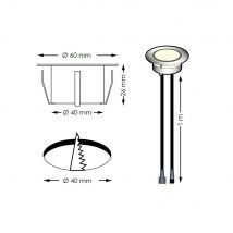 Spot LED encastrable RGB - SIROS OWLIA