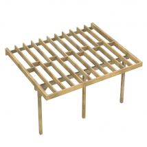 Structure pilotis adossée - 500x420cm -